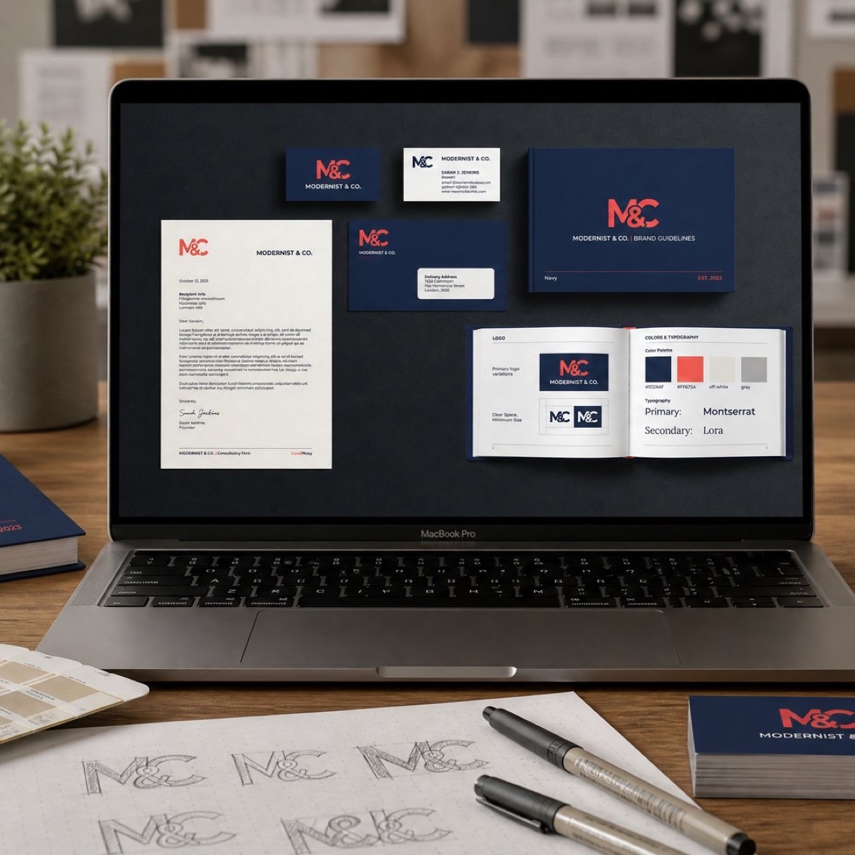 Branding and logo design for a premium coffee roaster